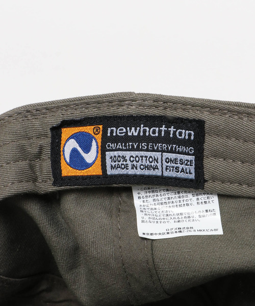 newhattan（ニューハッタン）の「newhattan　ツイルキャップ（キャップ・メンズ・オリーブ/ブラック/ネイビー・ONE）」の5枚目の写真