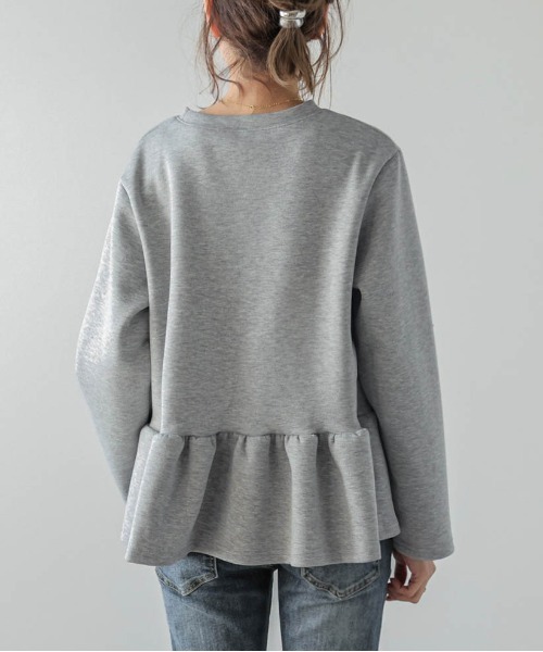 AMELY(エミリー)の「ビジューペプラムプルオーバー(その他トップス・レディース・ブラック/ホワイト/グレー・フリー)」の17枚目の写真