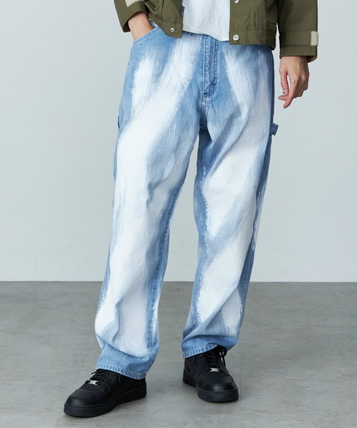 Wrangler/ラングラー【WRAPID TRANSIT/ラピッドトランジット】新色追加/ワイドペインターデニムパンツ カラーデニムパンツ【ユニセックス】（デニムパンツ）｜Lee（リー）