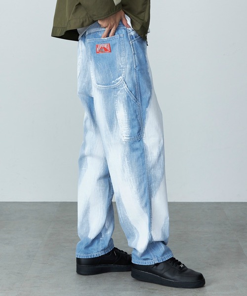 Wrangler/ラングラー【WRAPID TRANSIT/ラピッドトランジット】新色追加/ワイドペインターデニムパンツ カラーデニムパンツ【ユニセックス】（デニムパンツ）｜Lee（リー）