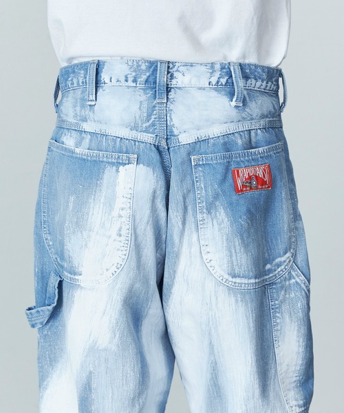Wrangler/ラングラー【WRAPID TRANSIT/ラピッドトランジット】新色追加/ワイドペインターデニムパンツ カラーデニムパンツ【ユニセックス】（デニムパンツ）｜Lee（リー）
