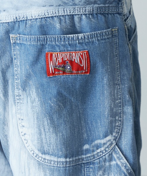 Wrangler/ラングラー【WRAPID TRANSIT/ラピッドトランジット】新色追加/ワイドペインターデニムパンツ カラーデニムパンツ【ユニセックス】（デニムパンツ）｜Lee（リー）