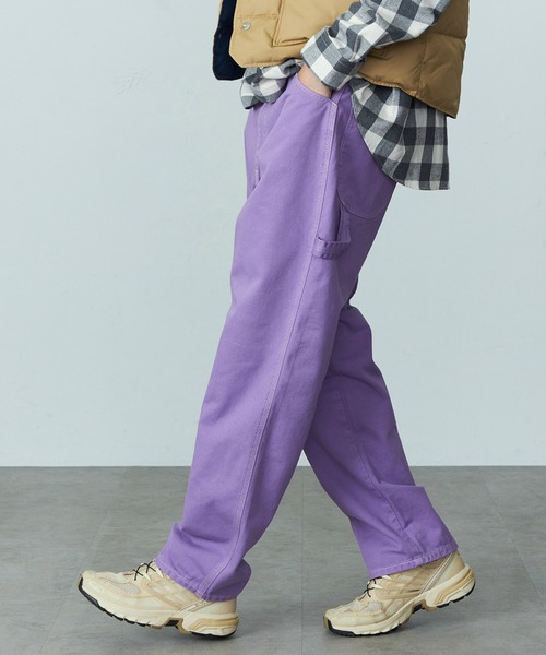 Wrangler/ラングラー【WRAPID TRANSIT/ラピッドトランジット】新色追加/ワイドペインターデニムパンツ カラーデニムパンツ【ユニセックス】（デニムパンツ）｜Lee（リー）