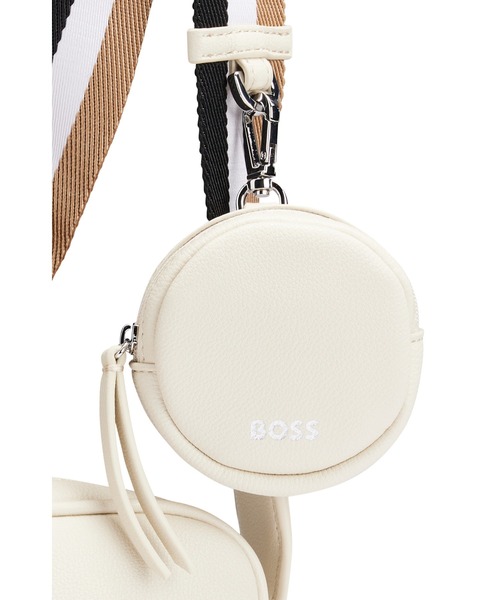 BOSS(ボス)の「シグネチャーストライプ ストラップ&ミニポーチ BOSS(ボス)の「シグネチャーストライプ ストラップ&ミニポーチ