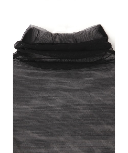 FREE'S MART（フリーズマート）の「◇シースルーハイネックカットソー（Tシャツ/カットソー・レディース・ホワイト/ブラック/ピンク・FREE）」の12枚目の写真