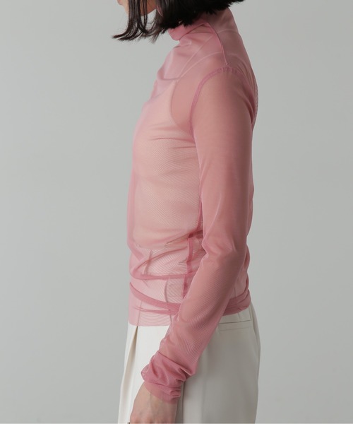 FREE'S MART（フリーズマート）の「◇シースルーハイネックカットソー（Tシャツ/カットソー・レディース・ホワイト/ブラック/ピンク・FREE）」の19枚目の写真