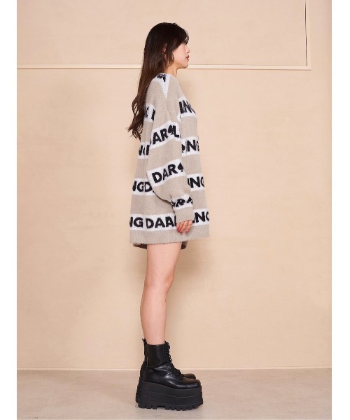 トランプジャガードニットカーディガン（カーディガン/ボレロ