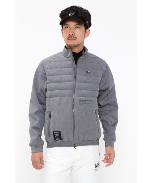 MASTER BUNNY EDITION(マスターバニーエディション)の「【MASTER BUNNY EDITION】ニットボンディング ブルゾン(ブルゾン・メンズ・ブラック/グレー/ホワイト・XX-LARGE/X-LARGE/LARGE/MEDIUM)」の3枚目の写真