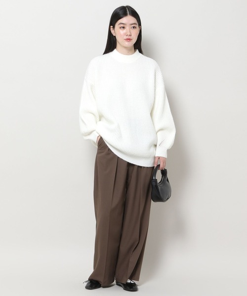 3.3 Field Trip (3.3フィールドトリップ)の「3.3 Field Trip/ネックBIGニット 2983559(ニット/セーター・レディース・グレー/ラベンダー/ホワイト・FREE)」の12枚目の写真