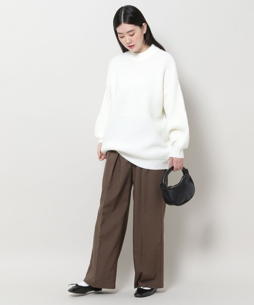 3.3 Field Trip (3.3フィールドトリップ)の「3.3 Field Trip/ネックBIGニット 2983559(ニット/セーター・レディース・グレー/ラベンダー/ホワイト・FREE)」の13枚目の写真