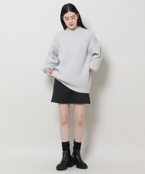 3.3 Field Trip (3.3フィールドトリップ)の「3.3 Field Trip/ネックBIGニット 2983559(ニット/セーター・レディース・グレー/ラベンダー/ホワイト・FREE)」の16枚目の写真