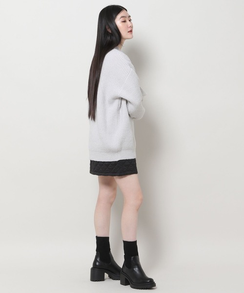 3.3 Field Trip (3.3フィールドトリップ)の「3.3 Field Trip/ネックBIGニット 2983559(ニット/セーター・レディース・グレー/ラベンダー/ホワイト・FREE)」の17枚目の写真