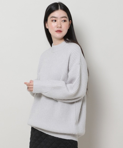 3.3 Field Trip (3.3フィールドトリップ)の「3.3 Field Trip/ネックBIGニット 2983559(ニット/セーター・レディース・グレー/ラベンダー/ホワイト・FREE)」の18枚目の写真