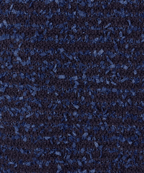 COMME CA ISM（コムサイズム）の「リボンヤーン　ツイード調　ニットベスト（ベスト・レディース・アイボリー/ネイビー・FREE）」の10枚目の写真