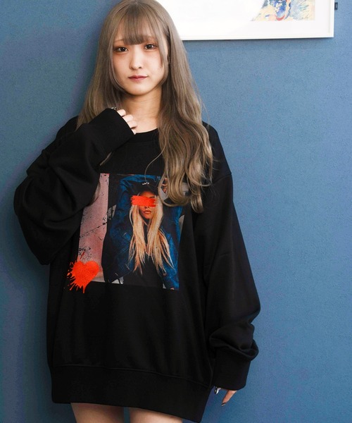GALLIS ADDICTION(ガリスアディクション)の「GA PHOTO&刺繍CREW(スウェット・メンズ・ブラック系2/グレー/ブラック/ライトグレー・M/L)」の2枚目の写真