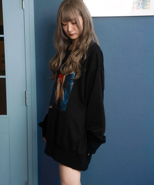 GALLIS ADDICTION(ガリスアディクション)の「GA PHOTO&刺繍CREW(スウェット・メンズ・ブラック系2/グレー/ブラック/ライトグレー・M/L)」の6枚目の写真