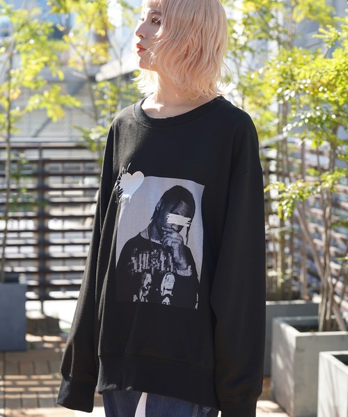 GALLIS ADDICTION(ガリスアディクション)の「GA PHOTO&刺繍CREW(スウェット・メンズ・ブラック系2/グレー/ブラック/ライトグレー・M/L)」の8枚目の写真