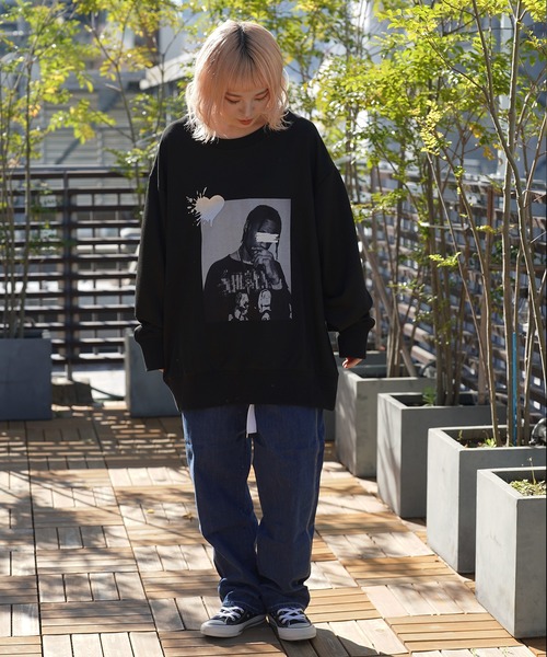 GALLIS ADDICTION(ガリスアディクション)の「GA PHOTO&刺繍CREW(スウェット・メンズ・ブラック系2/グレー/ブラック/ライトグレー・M/L)」の11枚目の写真
