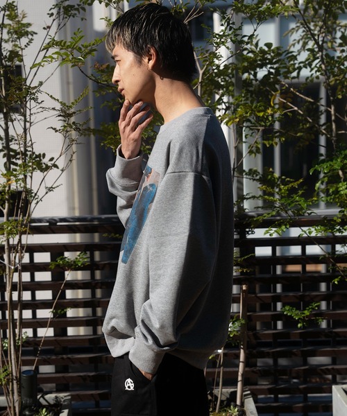 GALLIS ADDICTION(ガリスアディクション)の「GA PHOTO&刺繍CREW(スウェット・メンズ・ブラック系2/グレー/ブラック/ライトグレー・M/L)」の16枚目の写真