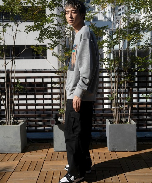 GALLIS ADDICTION(ガリスアディクション)の「GA PHOTO&刺繍CREW(スウェット・メンズ・ブラック系2/グレー/ブラック/ライトグレー・M/L)」の21枚目の写真