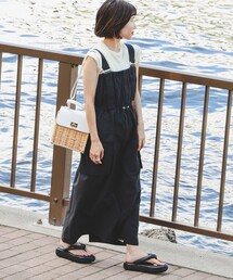 Ray BEAMS | Ray BEAMS / カーゴポケット サロペット ワンピース(ワンピース)