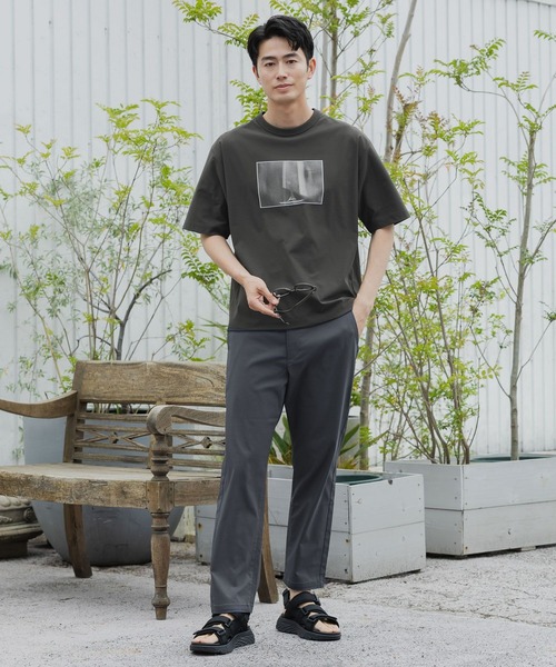 GLOBAL WORK(グローバルワーク)の「スゴラクストレッチスリムパンツ/975726(その他パンツ・メンズ・ネイビー/チャコールグレー/カーキ/ベージュ系その他3/ブラック/グレー/ネイビー系9/その他/ブルー・LARGE/SMALL/X-LARGE/X-SMALL/MEDIUM/XX-LARGE/3XL)」の22枚目の写真