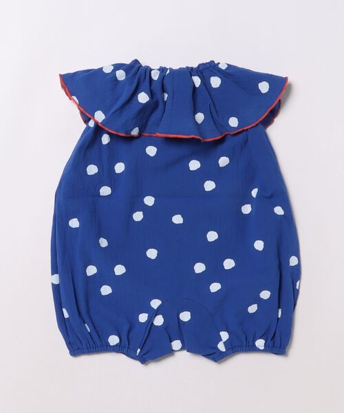 HOGAN RANCH WEAR（ホーガンランチウエア）の「フリルカラーベビーサロペット（70～80cm）（サロペット/オーバーオール・キッズ・ミント/ブルー/オフホワイト・80/70）」の7枚目の写真