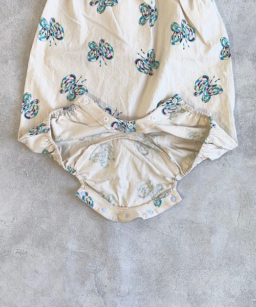 HOGAN RANCH WEAR（ホーガンランチウエア）の「フリルカラーベビーサロペット（70～80cm）（サロペット/オーバーオール・キッズ・ミント/ブルー/オフホワイト・80/70）」の5枚目の写真