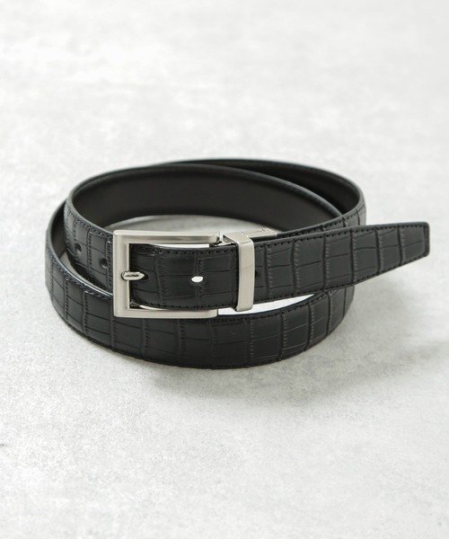 NANO universe（ナノユニバース）の「レザーリバーシブルベルト（ベルト・メンズ・その他2/その他1/その他3・FREE）」の3枚目の写真