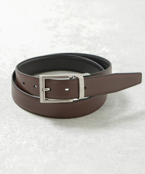 NANO universe（ナノユニバース）の「レザーリバーシブルベルト（ベルト・メンズ・その他2/その他1/その他3・FREE）」の4枚目の写真