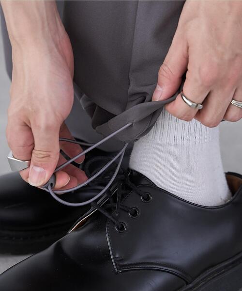 WEGO（ウィゴー）の「WEGO/スーパーバギーSLACKS（スラックス・メンズ・ブラック/ライトベージュ/ダークグレー・SMALL/MEDIUM/LARGE）」の10枚目の写真