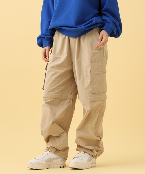 PBLIM(ページボーイリム)の「PBLIM/2WAYカーゴパンツ(カーゴパンツ・レディース・ブラック/ベージュ/グレー・FREE)」の3枚目の写真