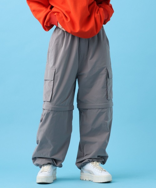 PBLIM(ページボーイリム)の「PBLIM/2WAYカーゴパンツ(カーゴパンツ・レディース・ブラック/ベージュ/グレー・FREE)」の2枚目の写真