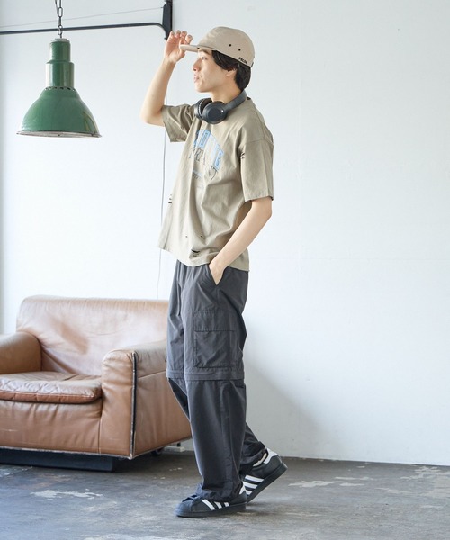 PBLIM(ページボーイリム)の「PBLIM/2WAYカーゴパンツ(カーゴパンツ・レディース・ブラック/ベージュ/グレー・FREE)」の9枚目の写真