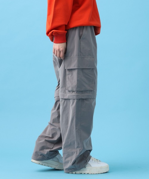 PBLIM(ページボーイリム)の「PBLIM/2WAYカーゴパンツ(カーゴパンツ・レディース・ブラック/ベージュ/グレー・FREE)」の19枚目の写真