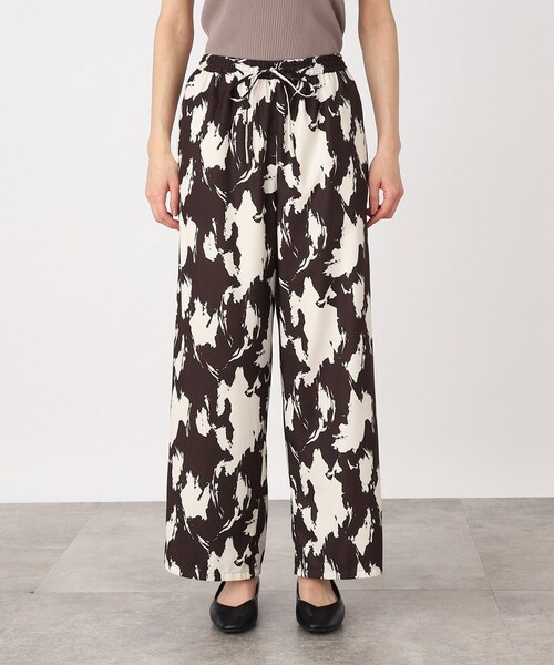 THE SHOP TK (ザ ショップ ティーケー )の「◆プリントイージーパンツ【洗濯機OK】(その他パンツ・レディース・ブラウン系その他2/ブラック系・12/13)」の10枚目の写真