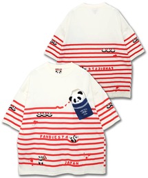 ペンキボーダーぬいぐるみ付きBIG Tシャツ(M2)