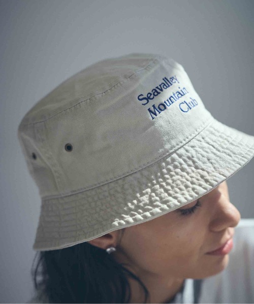 SEA(シー)の「Seavalley Mountain Club バケットハット(ハット・レディース・ブラック/ホワイト/ベージュ・ONE SIZE)」の4枚目の写真