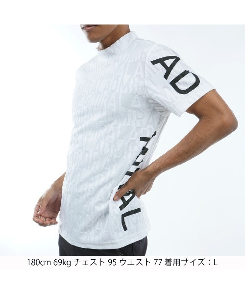 【セール】ﾘﾝｸｽｼﾞｬｶｰﾄﾞ ﾓｯｸｼｬﾂ（Tシャツ/カットソー）｜Admiral GOLF（アドミラル ゴルフ）