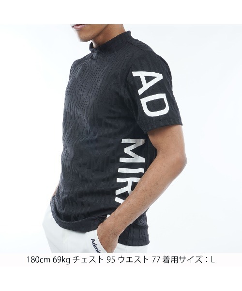 【セール】ﾘﾝｸｽｼﾞｬｶｰﾄﾞ ﾓｯｸｼｬﾂ（Tシャツ/カットソー）｜Admiral GOLF（アドミラル ゴルフ）