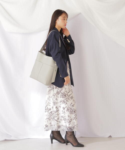JILL by JILL STUART(ジルバイジルスチュアート)の「◇ベルトトート(ウィークデイコレクション)(トートバッグ・レディース・グレー/ブラック/ピンク・FREE)」の8枚目の写真