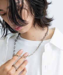 JUNRED | ital. from JUNRed / rosary anchor chain necklace(ネックレス)