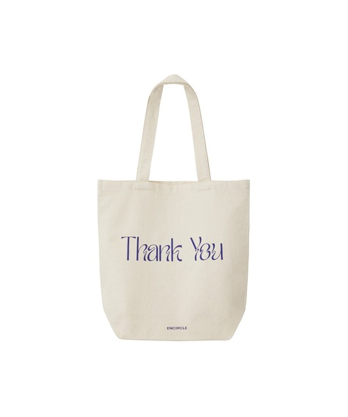 ENCIRCLE(エンサークル)の「【ENCIRCLE/エンサークル】Thank you tote/サンキュー トート(エコバッグ/サブバッグ・レディース・ナチュラル・FREE)」の9枚目の写真