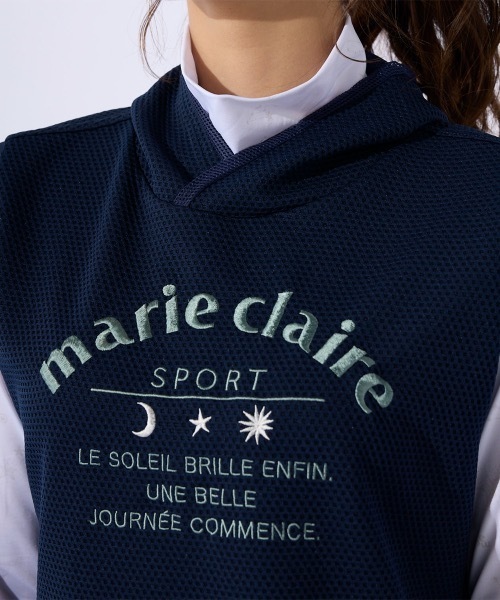 marie claireレディース ワッフルベスト＋インナーセット
