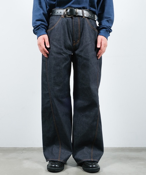 Jieda（ジエダ）の「3D WORK DENIM（デニムパンツ）」 - WEAR