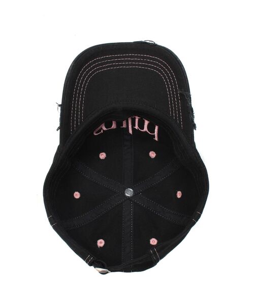 jouetie（ジュエティ）の「ヴィンテージライクダメージロゴキャップ（キャップ・レディース・ブラック/ブルー・FREE）」の14枚目の写真