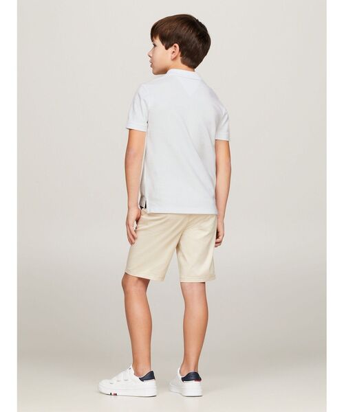 TOMMY HILFIGER（トミーヒルフィガー）の「BOYS フラッグロゴポロシャツ（ポロシャツ・キッズ・イエロー/ホワイト/ブルー/ネイビー・130cm/140cm/150cm/160cm）」の18枚目の写真