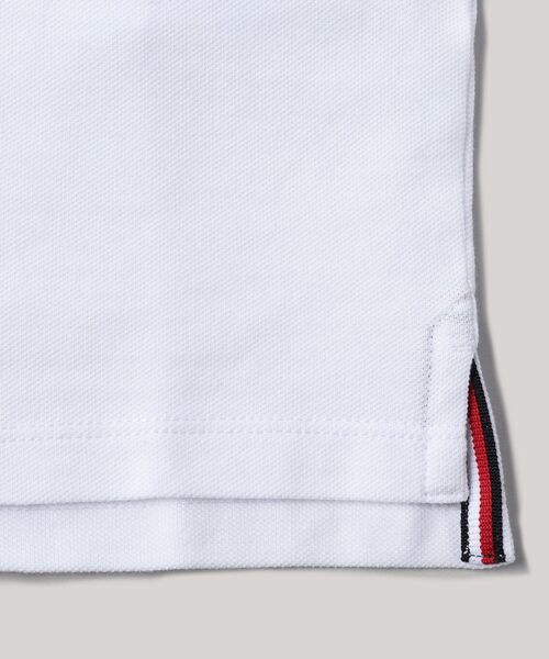 TOMMY HILFIGER（トミーヒルフィガー）の「BOYS フラッグロゴポロシャツ（ポロシャツ・キッズ・イエロー/ホワイト/ブルー/ネイビー・130cm/140cm/150cm/160cm）」の8枚目の写真