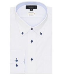 タカキュー 形態安定 吸水速乾 ボタンダウン ビジネスドレス長袖シャツ