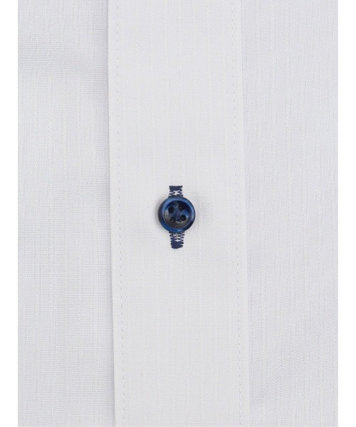 TAKA-Q（タカキュー）の「タカキュー 形態安定 吸水速乾 ボタンダウン ビジネスドレス長袖シャツ（シャツ/ブラウス・メンズ・ホワイト・首回り41cm-裄丈82cm/首回り43cm-裄丈82cm/首回り43cm-裄丈86cm/首回り39cm-裄丈84cm/首回り41cm-裄丈86cm/首回り37cm-裄丈80cm/首回り39cm-裄丈80cm/首回り45cm-裄丈86cm）」の6枚目の写真